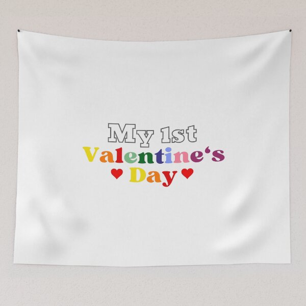 Item preview, Valentine's Day gifts Fun colors Newborn Design My 1st Valentine's Day designed and sold by TheVirtualSpace.