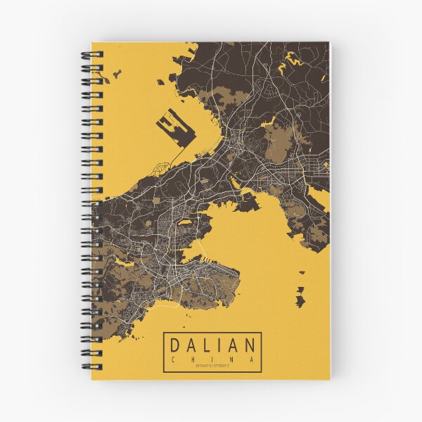 Item preview, Dalian City Map of Liaoning, China - Pastel designed and sold by deMAP.