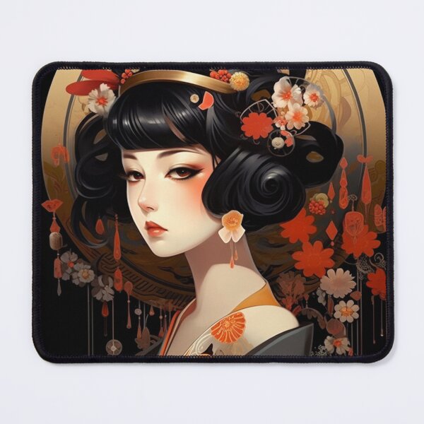 Item preview, Snobbish Geisha with Attitude designed and sold by ArtNouveauChic.
