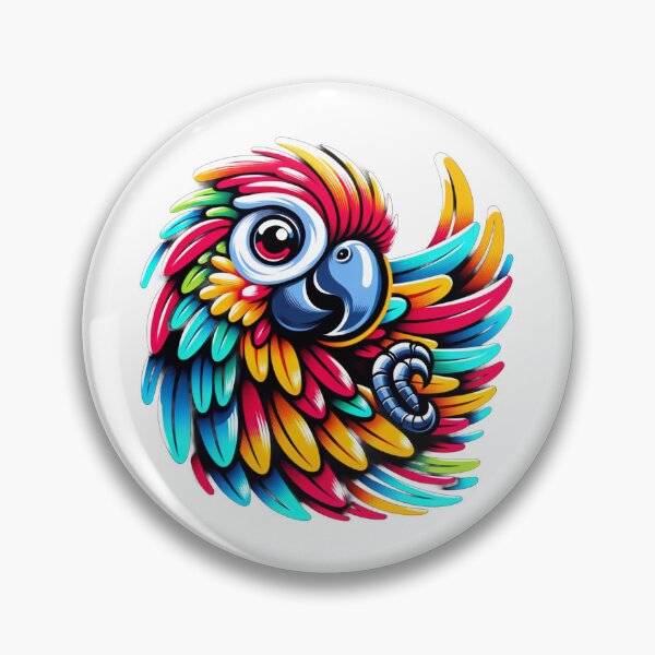 Item preview, Spectrum Squawk: The Vivid Parrot designed and sold by templeofatro.