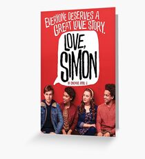Love, Simon Greeting Card