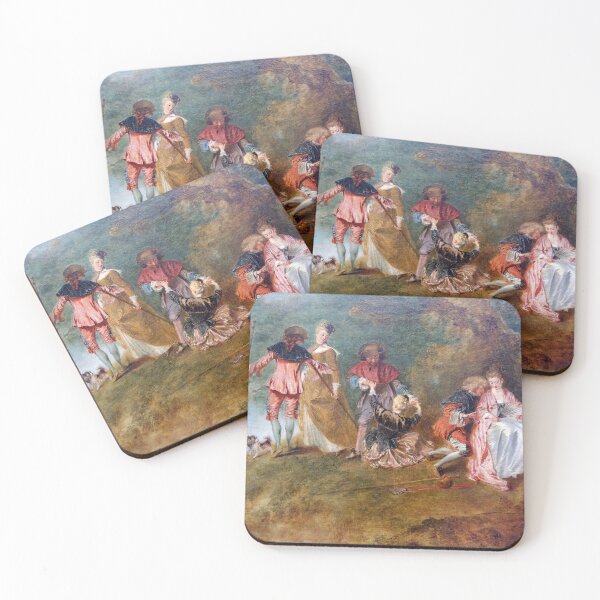 Item preview, jean antoine watteau paintings  jean antoine watteau artworks 1684 1721 designed and sold by Rayscompany.
