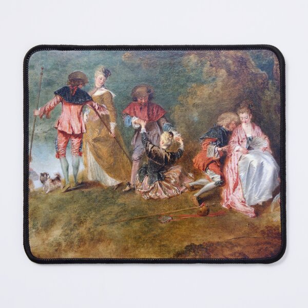 Item preview, jean antoine watteau paintings  jean antoine watteau artworks 1684 1721 designed and sold by Rayscompany.