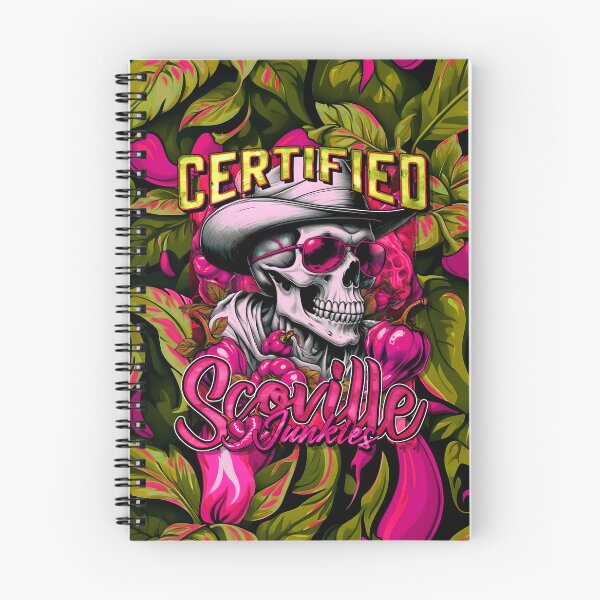 Item preview, Certified Scoville Junkies: Skulls Grinning Through the Habanero Haze [Full - Pink] designed and sold by SuriyaArts.