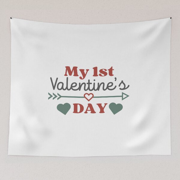 Item preview, Adorable Valentine's Day gifts Boho Newborn Design My 1st Valentine´s Day designed and sold by TheVirtualSpace.