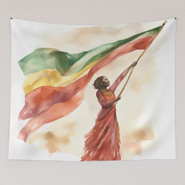 Item preview, Woman with the flag designed and sold by nesgalina.