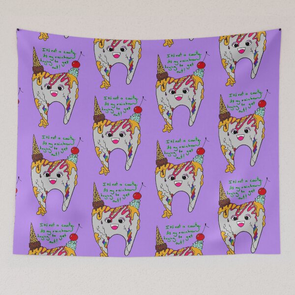 Item preview, Rainbow tooth explosion designed and sold by MickeyLaLa.