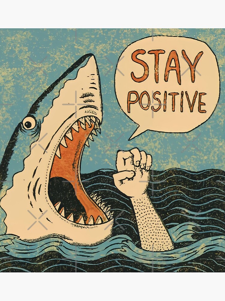 Thumbnail 3 of 3, Sticker, Stay positive designed and sold by Coollzone.