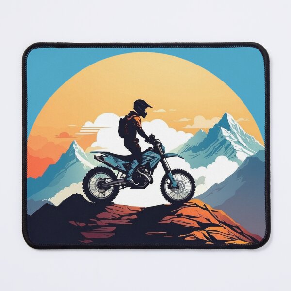 Item preview, Retro Downhill Mountain Biking designed and sold by artukiyo.