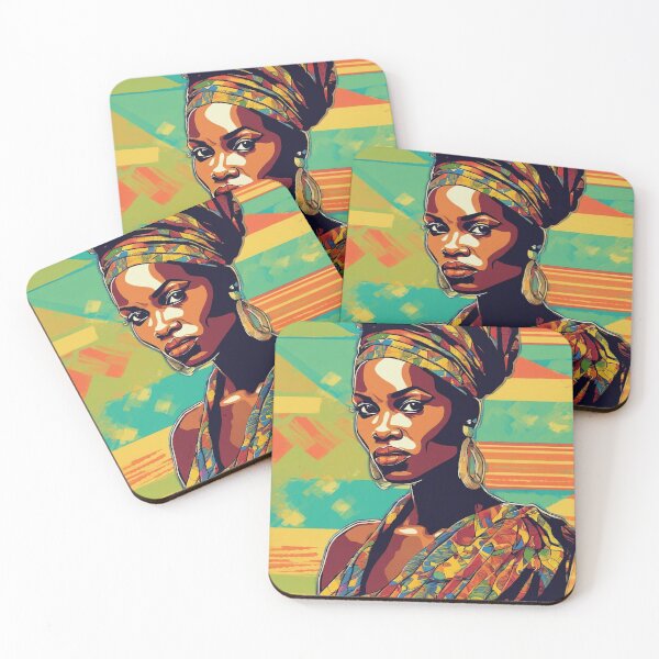 Item preview, Nubia Pop Art Portrait designed and sold by Yzakreativ.