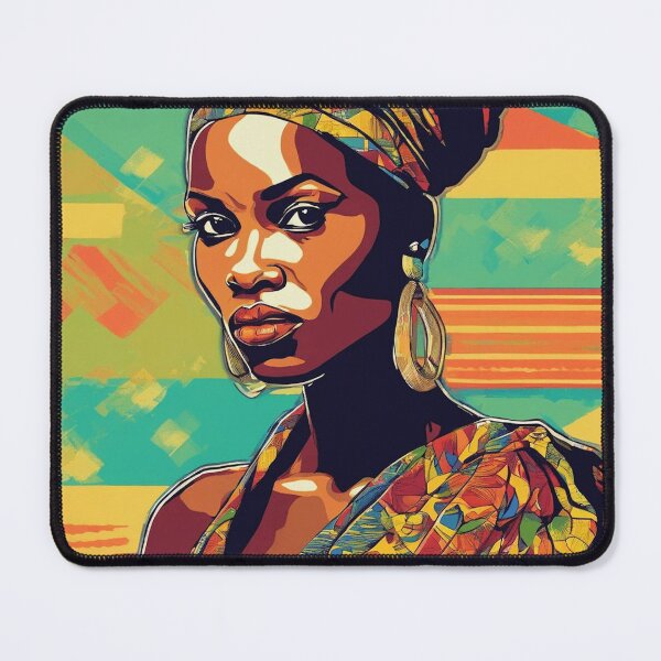 Item preview, Nubia Pop Art Portrait designed and sold by Yzakreativ.