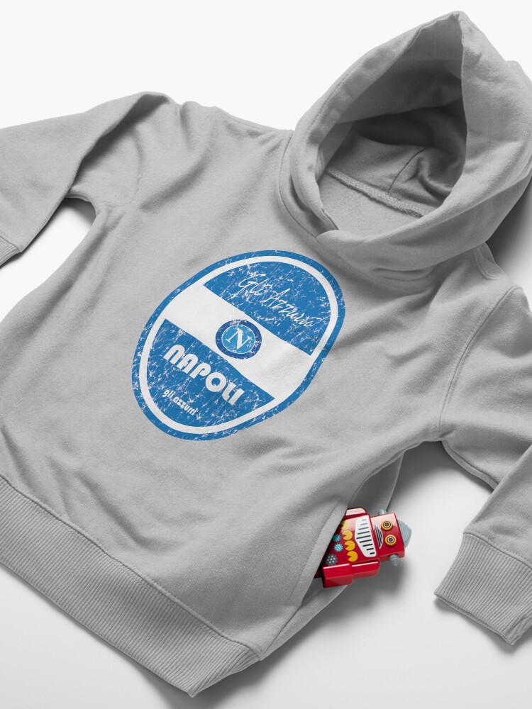 Alternate view of Serie A - Napoli (Distressed) Toddler Pullover Hoodie