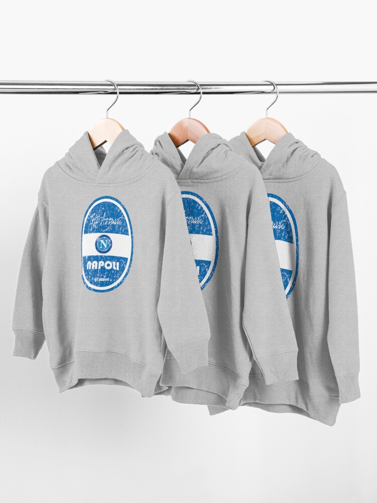 Alternate view of Serie A - Napoli (Distressed) Toddler Pullover Hoodie