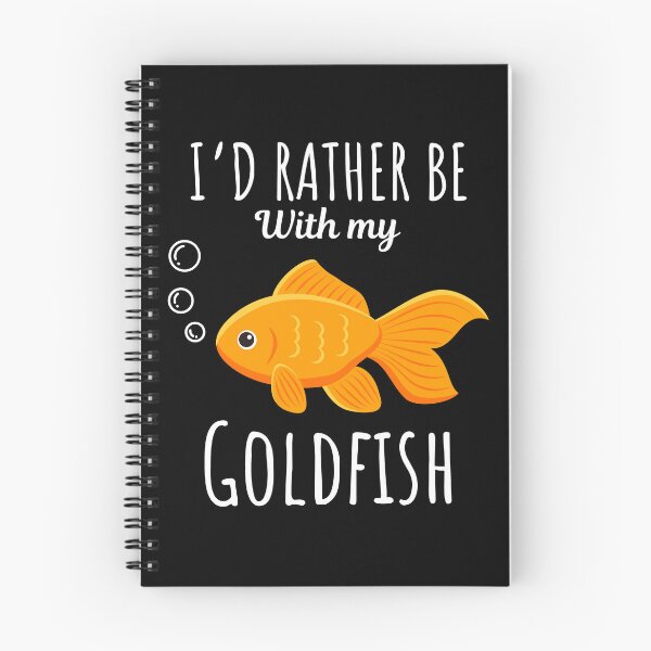 Item preview, I'd rather be with my goldfish, funny goldfish pet lovers and owners saying designed and sold by NBSStore.