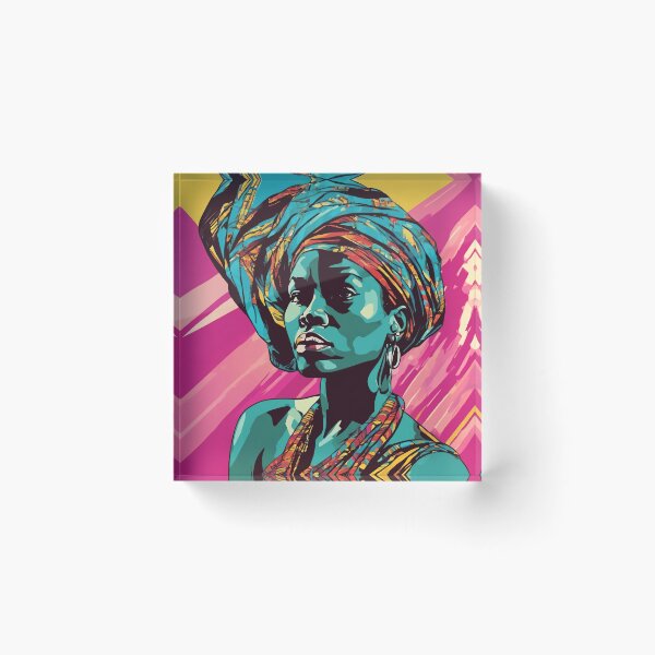 Item preview, Makena Pop Art Portrait designed and sold by Yzakreativ.