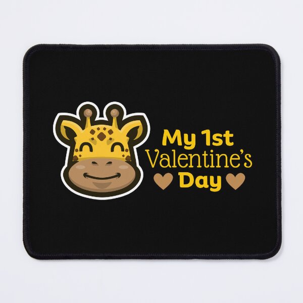Item preview, Valentine's Day gifts Cute Giraffe Newborn Design My 1st Valentine's Day designed and sold by TheVirtualSpace.