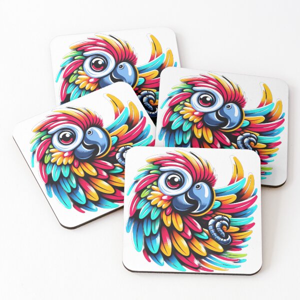 Item preview, Spectrum Squawk: The Vivid Parrot designed and sold by templeofatro.