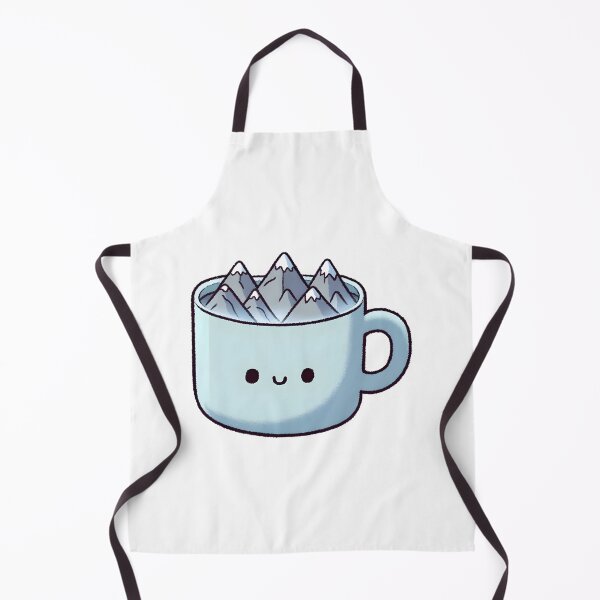Item preview, Smiling Cup with Snowy Mountain Peaks designed and sold by UmbrellaStudio1.