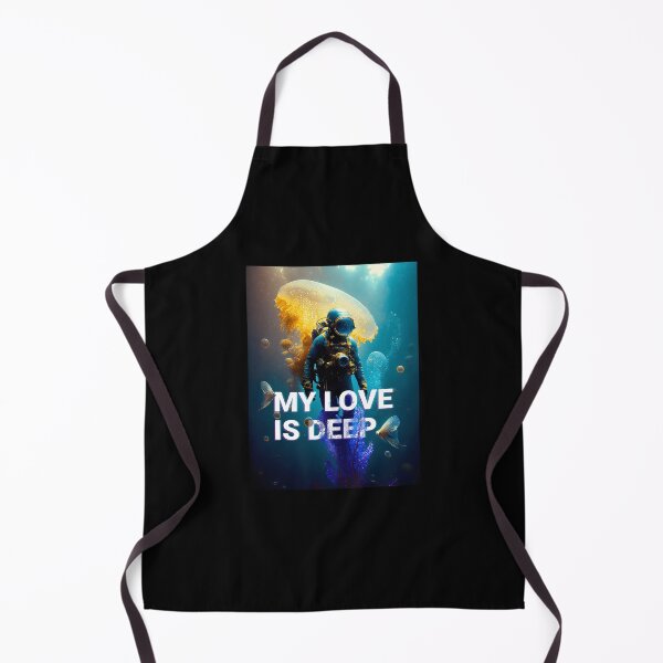 Item preview, My love is deep - Not just for Valentine's Day designed and sold by BubblyDelight.