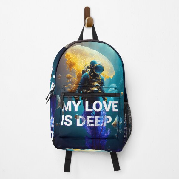 Item preview, My love is deep - Not just for Valentine's Day designed and sold by BubblyDelight.