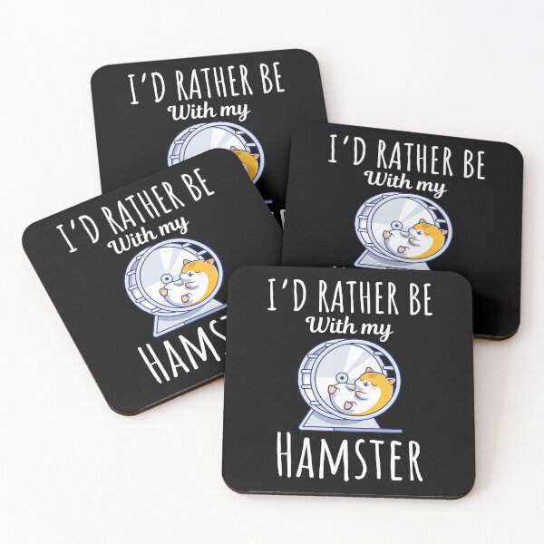 Item preview, I'd rather be with my hamster, funny hamster pet lovers and owners saying designed and sold by NBSStore.