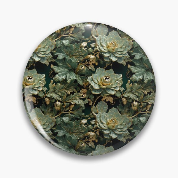 Item preview, green Flower Pack with golden accent designed and sold by EveStore1.