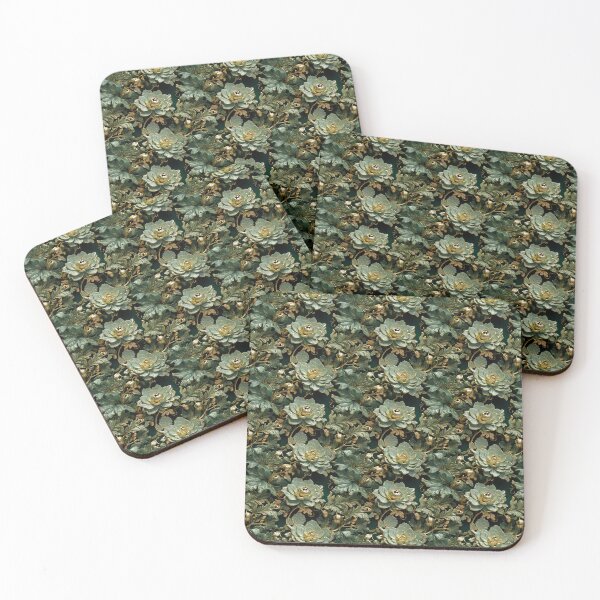 Item preview, green Flower Pack with golden accent designed and sold by EveStore1.