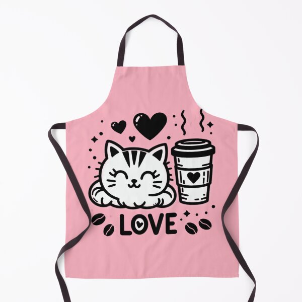 Item preview, Adorable Cat and Cappuccino designed and sold by HeadTurningArt.
