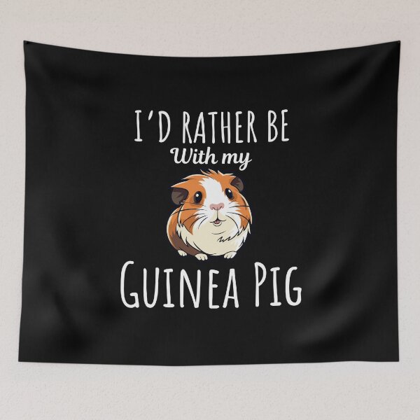 Item preview, I'd rather be with my guinea pig, funny guinea pig pet lovers and owners saying designed and sold by NBSStore.