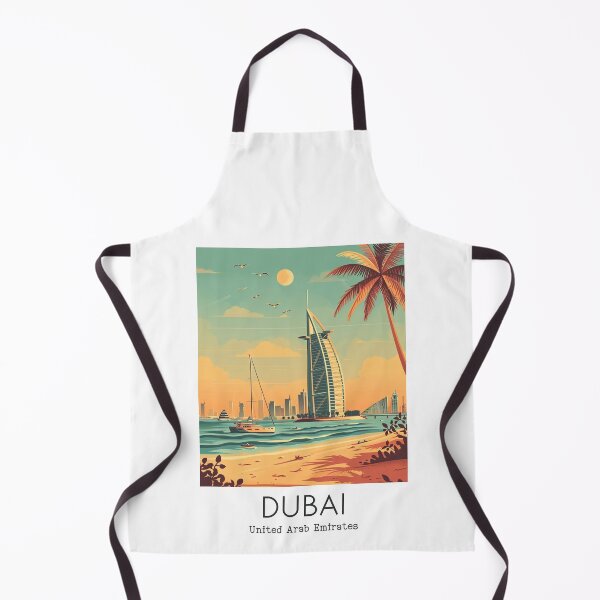 Item preview, A Vintage Travel Illustration of Dubai - United Arab Emirates designed and sold by GoodOldVintage.