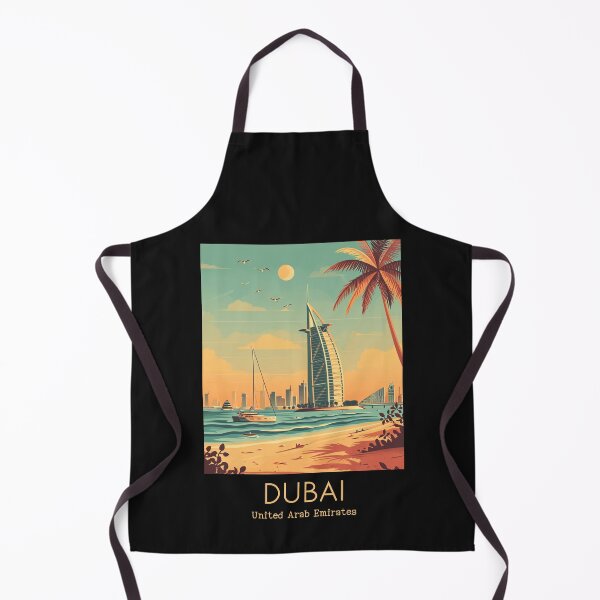 Item preview, A Vintage Travel Illustration of Dubai - United Arab Emirates designed and sold by GoodOldVintage.