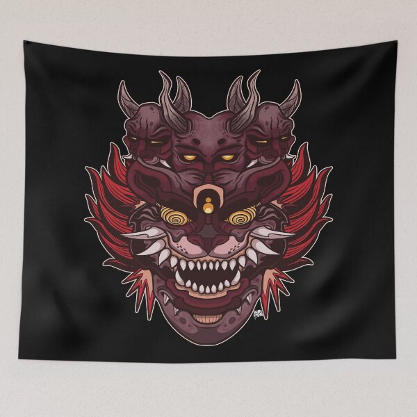 Item preview, valley devil illustration designed and sold by behold27.