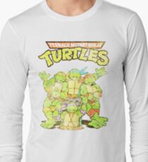 Retro Ninja Turtles Long Sleeve T-Shirt
