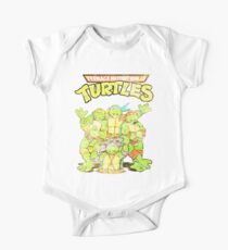 Retro Ninja Turtles Kurzärmeliger Einteiler