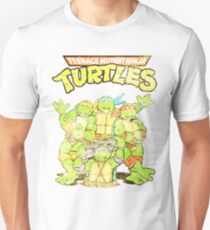 Camiseta ajustada Tortugas Ninja Retro