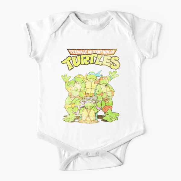 Retro Ninja Turtles Baby Body Kurzarm