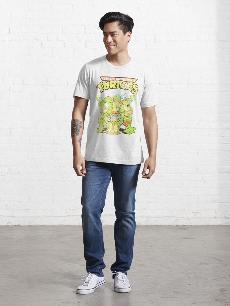 Alternate view of Retro Ninja Turtles Essential T-Shirt