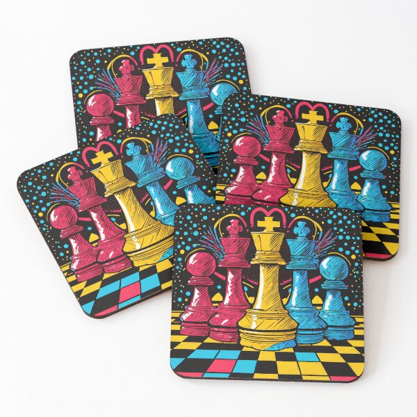 Item preview, Cool Chess Design pop_art designed and sold by blue-doodle.