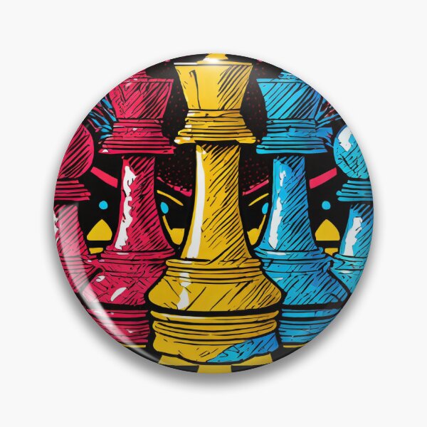 Item preview, Cool Chess Design pop_art designed and sold by blue-doodle.