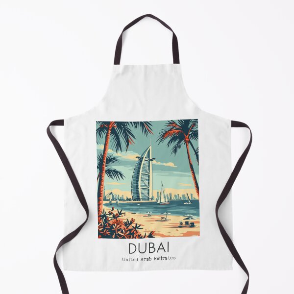 Item preview, A Vintage Travel Illustration of Dubai - United Arab Emirates designed and sold by GoodOldVintage.