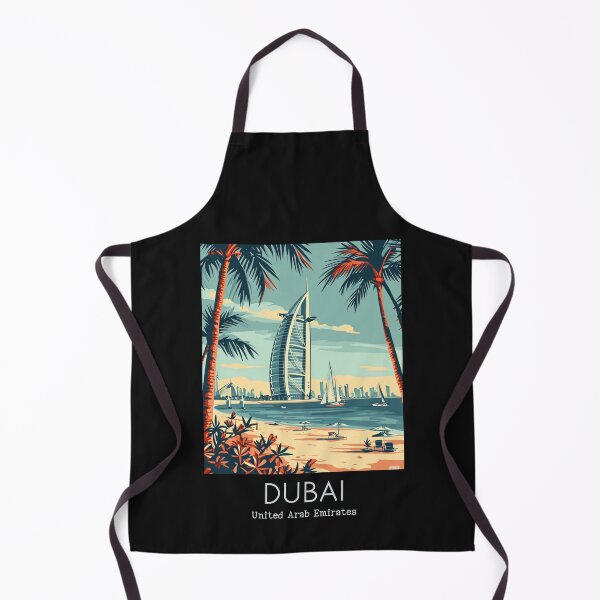 Item preview, A Vintage Travel Illustration of Dubai - United Arab Emirates designed and sold by GoodOldVintage.