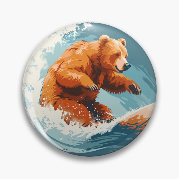 Item preview, surfing bear designed and sold by cyberlulu.