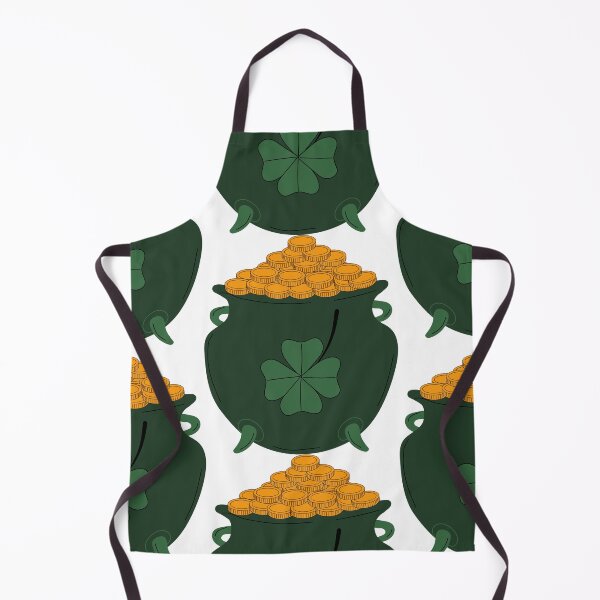 Item preview, Patrick day cauldron pot with gold coins designed and sold by Innamalinka.