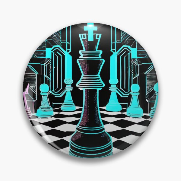 Item preview, Cool Chess Design cyberpunk designed and sold by blue-doodle.