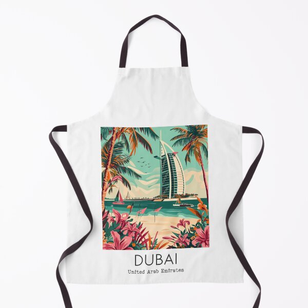 Item preview, A Vintage Travel Illustration of Dubai - United Arab Emirates designed and sold by GoodOldVintage.
