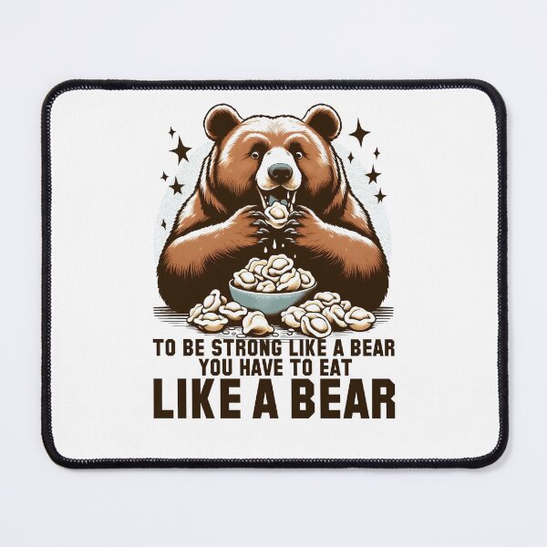 Item preview, Pelmeni bear strong gift designed and sold by Pineapple-Tree.