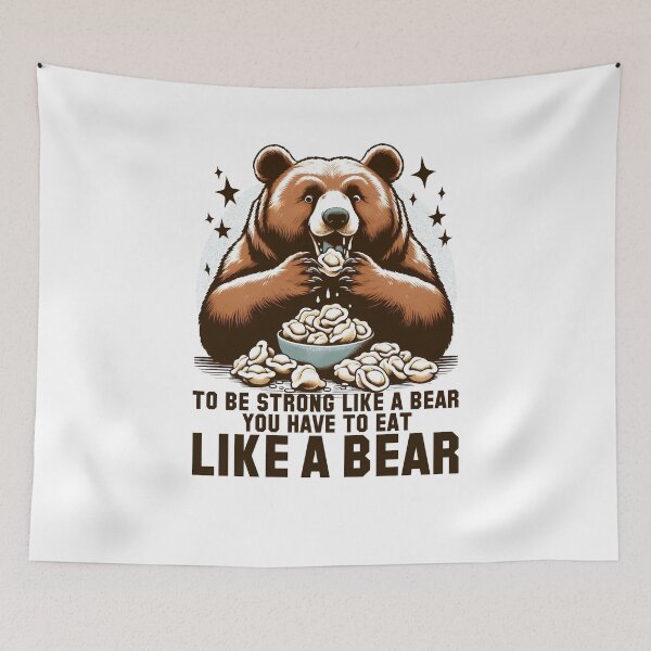 Item preview, Pelmeni bear strong gift designed and sold by Pineapple-Tree.