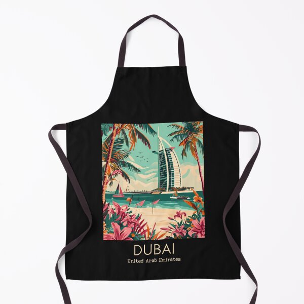 Item preview, A Vintage Travel Illustration of Dubai - United Arab Emirates designed and sold by GoodOldVintage.