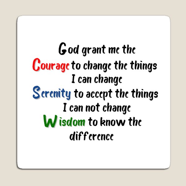 Item preview, Serenity Prayer designed and sold by UnlockKnowledge.