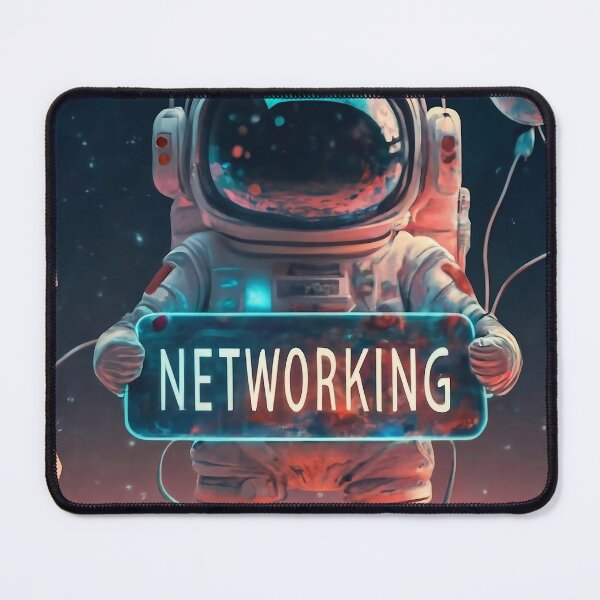 Item preview, Networking astronaut designed and sold by M-Y-A-R-T-.